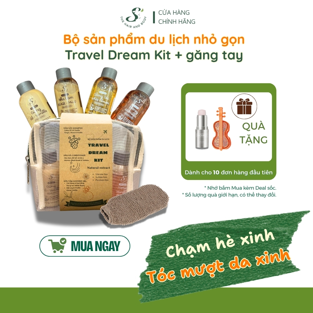 [CHẠM HÈ XINH - TÓC MƯỢT DA XINH] BỘ SẢN PHẨM DU LỊCH - TRAVEL KIT 