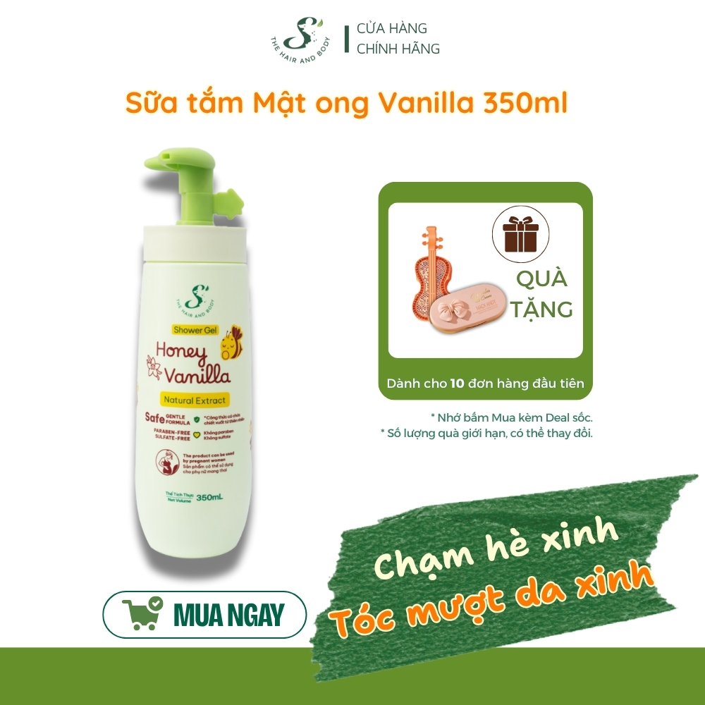 [CHẠM HÈ XINH - TÓC MƯỢT DA XINH] SỮA TẮM MẬT ONG VÀ VANILLA